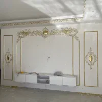 نصب و اجرای گچبری پیش ساخته، پتینه، ورق طلا|خدمات پیشه و مهارت|تبریز, |دیوار