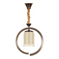 لوستر مدرن فنری تک شعله فلزی|لوستر و چراغ آویز|خرمدره, |دیوار