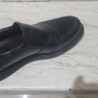 کفش مردانه چرم طبیعی مشکی سایز ۴۲