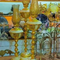 فانوس عربی سه تیکه ابکاری برنز