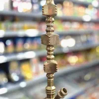 قلیون تنه برنجی