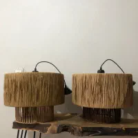 لوستر رافیا و مکرومه