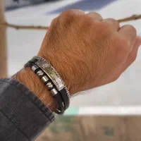 دستبندمردانه چرم|بدلیجات|قم, صفائیه|دیوار