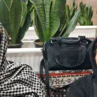 کیف زنانه گمشده با گوشی با کارت و طلا