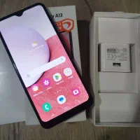 گوشی A13 با کارتن و شارژر و انتقال مالکیت