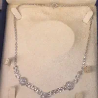 گردنبند طلا سفید