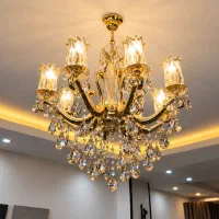لوستر کریستالی لوکس برای خانه، لابی و ویلا