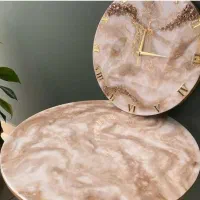 ساعت و میز عسلی رزینی|مبلمان خانگی و میز عسلی|تهران, دریان‌نو|دیوار