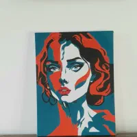 تابلو راز نگاه|تابلو، نقاشی، عکس|مشهد, آزادشهر|دیوار