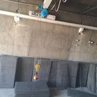 فنس توری پرسی مشبک مفتول کلاف آهنی میلگرد شاخه|مصالح و تجهیزات ساختمان|مشهد, کشاورز|دیوار