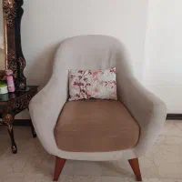 مبل راحتی ۷ نفره با میز وسط و عسلی تمام چوب|مبلمان خانگی و میز عسلی|تهران, باشگاه نفت|دیوار