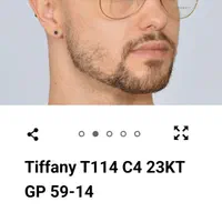 فریم عینک Tiffany اصلی طلا 23k
