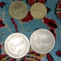 چهاعددسکیه اسلامی  دوعددسکیه سه گل ودوعدد۵۰۰تومانی