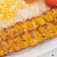 چلو کوبیده مرغ