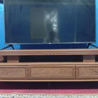 میز تلویزیون چوبی بزرگ|میز تلویزیون|کرمان, |دیوار
