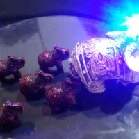 مجسمه فیل ۷تایی جنس پلی استر|مجسمه، تندیس، ماکت|شاهین‌شهر, شهرک گلدیس|دیوار