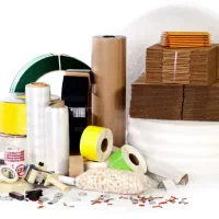 کارتن پستی، پاکت حبابدار لمینه (نایلون) مشکی، لیبل