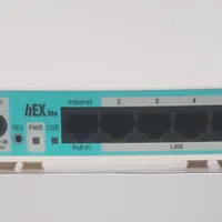 روتر microtik سری hex مدل hex lite در حد نو