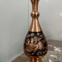 ست گلدان و شکلات خوری مس الماس تراش|صنایع دستی و سایر لوازم تزئینی|تهران, شهرک شریعتی|دیوار
