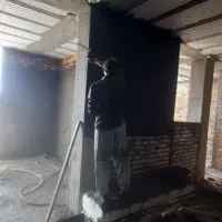 سیمان کاری ونرمه کشی سفید وطوسی