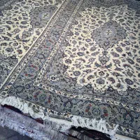 یک جفت فرش اردکان گل ابریشم کم کارکرد