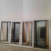 پنجره UPVC برند وین تک اصل شیشه دوجداره( دوعدد)|مصالح و تجهیزات ساختمان|نور, |دیوار