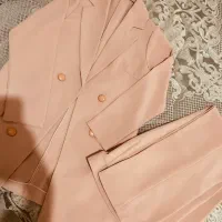 کت شلوار کریپ باربی(محناز) نو