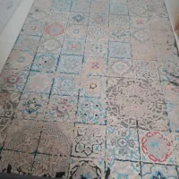 دو عدد فرش دو متری و چهار متری و گلیم فرش