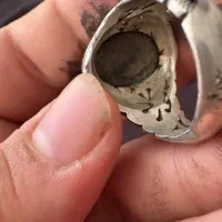 انگشتر فیروزه نیشابور رکاب استاد مغان دستساز ۱۵گرم|جواهرات|سیرجان, |دیوار