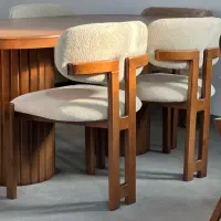 میز ناهارخوری چوبی مدل اِچ میز و صندلی غذاخوری|میز و صندلی غذاخوری|مشکین‌دشت, |دیوار