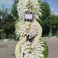 تاج گل ترحیم طبیی دو طبقه