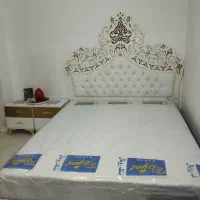 تخت خواب دو نفره با تشک دست دوم
