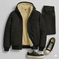 کاپشن داخل خز مردانه مدلWinter/مناسب سرما و روزمره