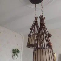 لوستر چوبی