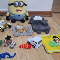 تعدادی اسباب بازی بچگانه نو ودرحدنو