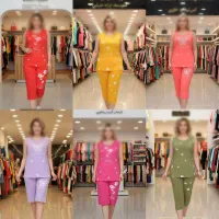 ست تاپ شلوارک زنانه عمده