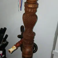 قلیان چوبی طرح مار کبری  دست ساز|کلکسیون و سرگرمی|نسیم‌شهر, |دیوار