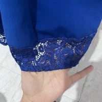 پیراهن مجلسی آبی کاربنی زیر قیمت سایز ۳۶/۳۸|لباس|یزد, |دیوار