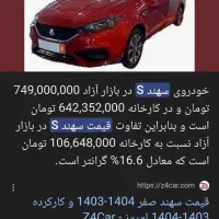 فروش حواله ماشین سایپا سهند s