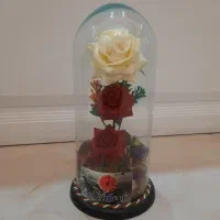 باکس گل شیشه ای مصنوعی مناسب هدیه|گل مصنوعی|رباطکریم, رباطکریم|دیوار