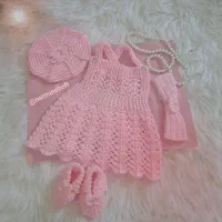 پیراهن،  کلاه، پاپوش ، هد دخترانه