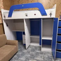 فروش ست تخت وکمد کشاب دخترانه یاپسرانه درحدنو