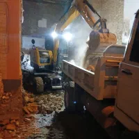 خدمات خاکبرداری مینی بیل بابکت بیل لاستیکی