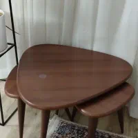 مبلمان ۷ نفره نیمه استیل|مبلمان خانگی و میز عسلی|مشهد, شهرک ابوذر|دیوار