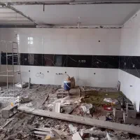 تخریب کاری کنده کاری  دیوارکف تضمینی باابزار کامل|خدمات پیشه و مهارت|سیرجان, |دیوار