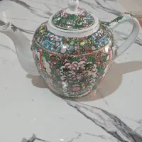 قوری چینی طرح دار بزرگ هیاتی