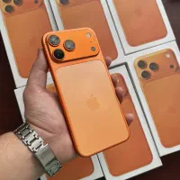 گوشی آیفون کپی 17 پرومکس نارنجی هدیه ساعت هوشمند|موبایل|کرج, حیدرآباد|دیوار