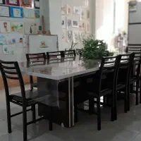 میز کنفرانس و صندلی فلزی