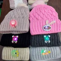 کلاه چراغدار بچگانه کارتونی آستردار