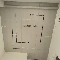 اجرای کناف  و لان های نوری  دور باکس و نورمخفی